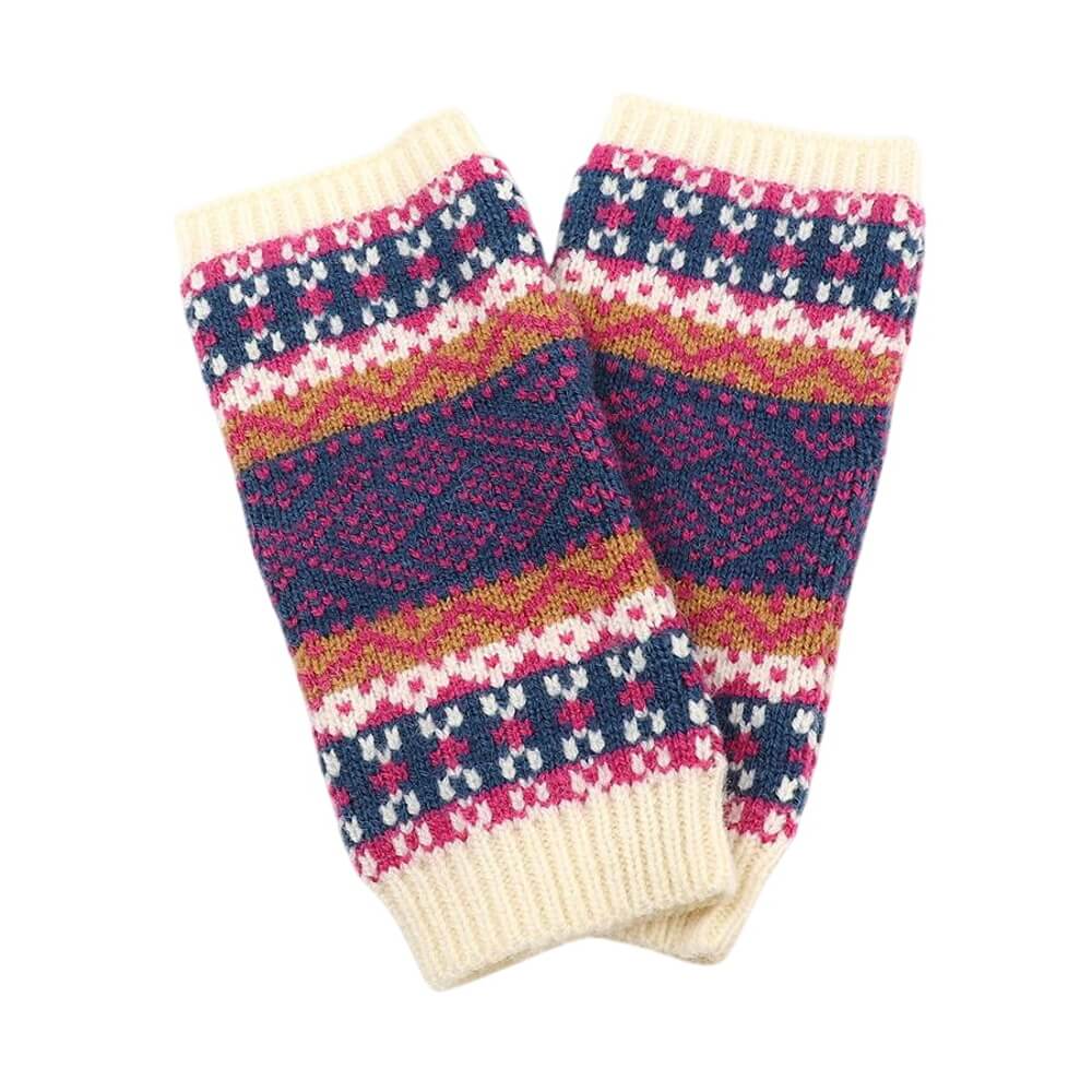 Peace of Mind Fairisle Wrist Warmers